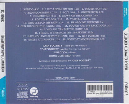 Creedence Clearwater Revival : Chronicle: The 20 Greatest Hits (CD, Comp, Club, RE, BMG)