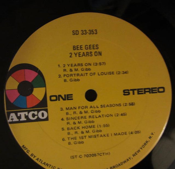 Bee Gees : 2 Years On (LP, Album, CTH)