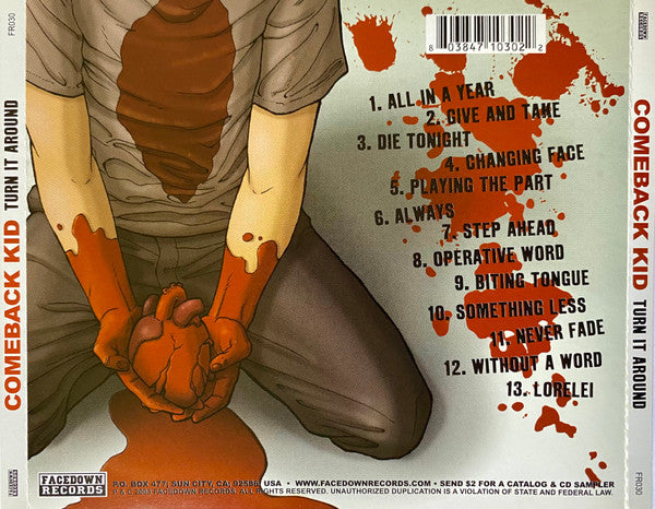 Comeback Kid : Turn It Around (CD, Album)