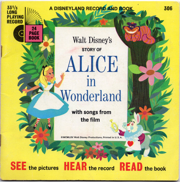 Unknown Artist : Walt Disney's Story Of Alice In Wonderland (7", RE)