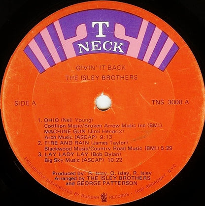 The Isley Brothers : Givin' It Back (LP, Album, RL )