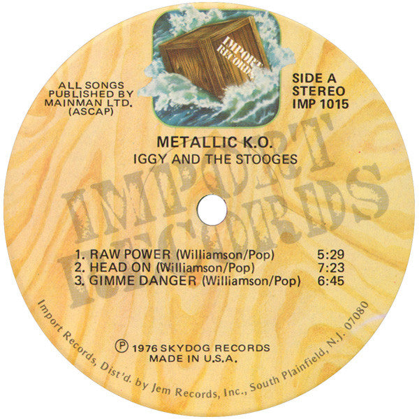 The Stooges : Metallic 'KO (LP, Album)