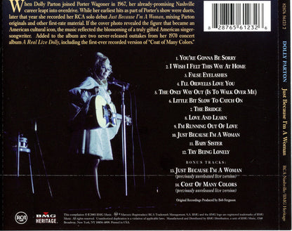 Dolly Parton : Just Because I'm A Woman (CD, Album, RE)