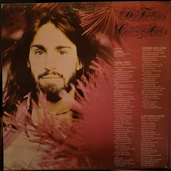 Dan Fogelberg : Captured Angel (LP, Album)