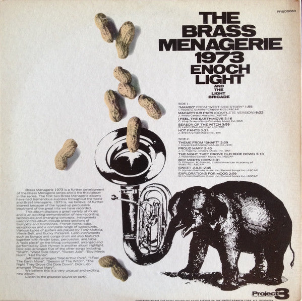 Enoch Light And The Light Brigade : The Brass Menagerie 1973 (LP, Quad, Gat)