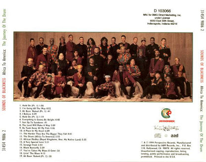 Sounds Of Blackness : Africa To America; The Journey Of The Drum (CD, Album, Club)