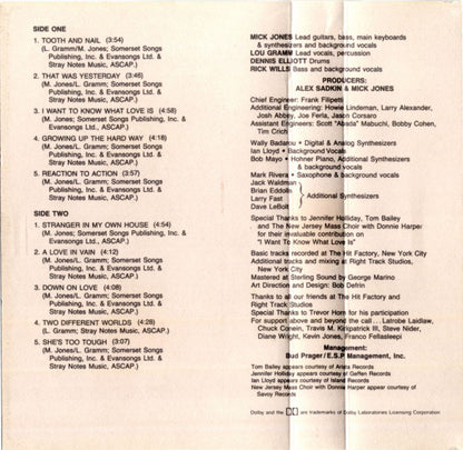 Foreigner : Agent Provocateur (Cass, Album, RE, SR,)