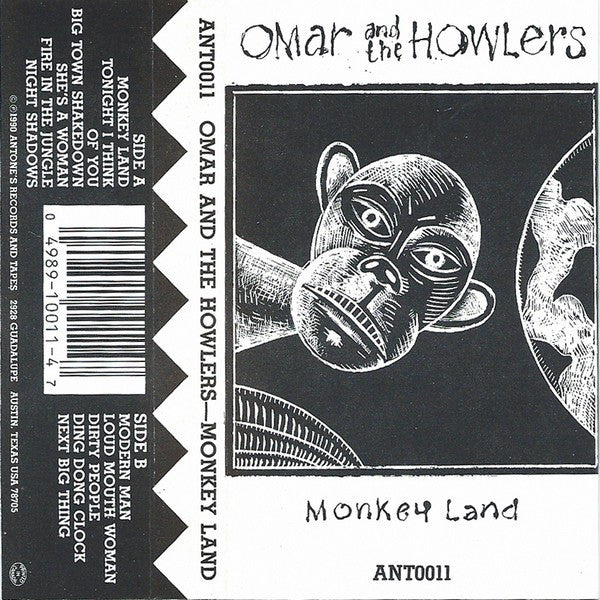 Omar And The Howlers : Monkey Land (Cass, Album)