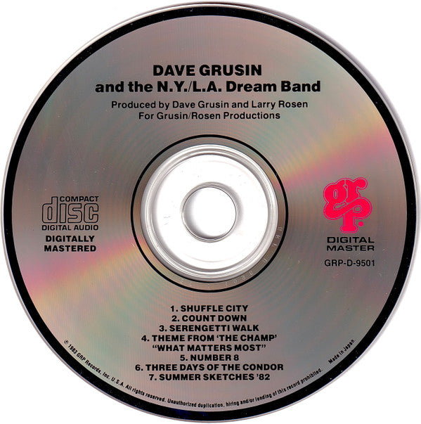 Dave Grusin And The NY-LA Dream Band : Dave Grusin And The NY-LA Dream Band   (CD, Album)