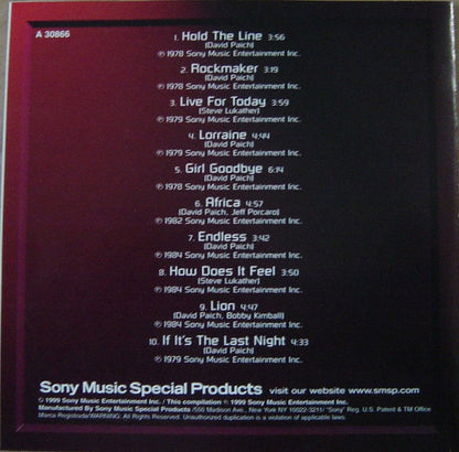 Toto : A Rock And Roll Band (CD, Comp)