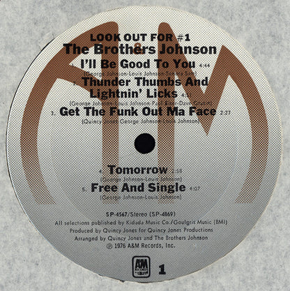Brothers Johnson : Look Out For #1 (LP, Album, Ter)