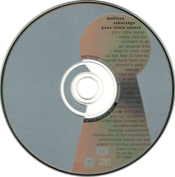 Melissa Etheridge : Your Little Secret (CD, Album, Club)