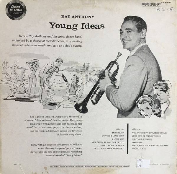 Ray Anthony & His Orchestra : Young Ideas (LP, Album)