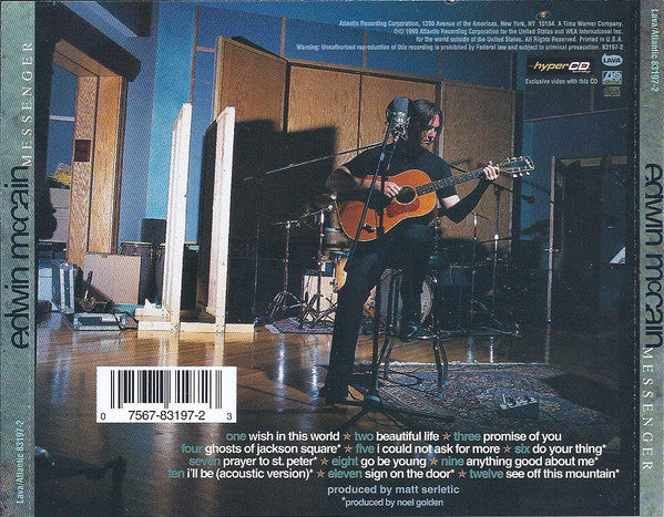 Edwin McCain : Messenger (CD, Album, Enh)