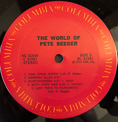 Pete Seeger : The World Of Pete Seeger (2xLP, Comp)
