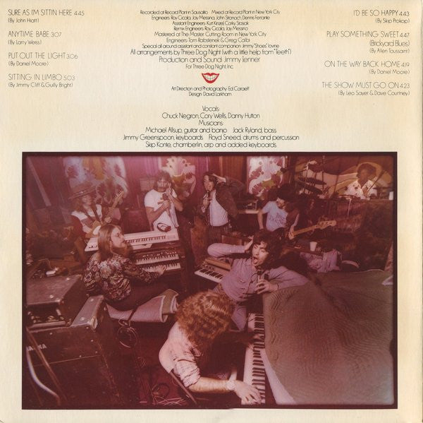 Three Dog Night : Hard Labor (LP, Album, RE, San)