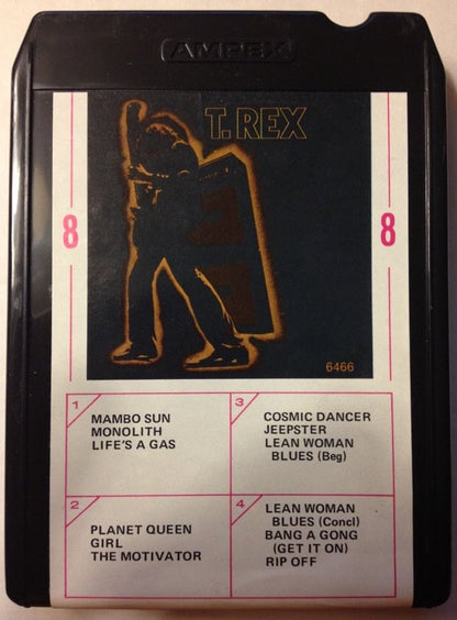 T. Rex : Electric Warrior (8-Trk, Album, Bla)