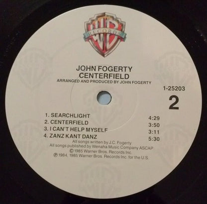 John Fogerty : Centerfield (LP, Album, All)