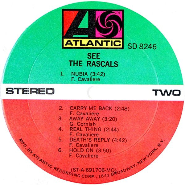 The Rascals : See (LP, Album, Mon)