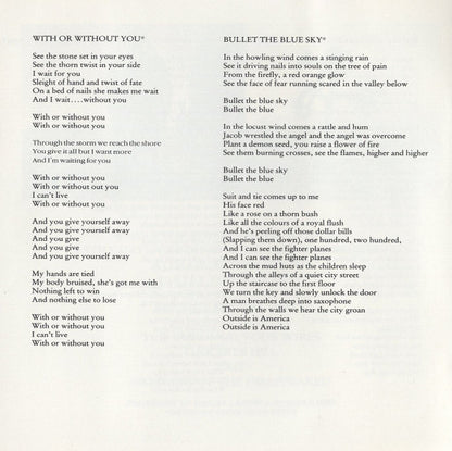 U2 : The Joshua Tree (CD, Album, Club, RE, Col)