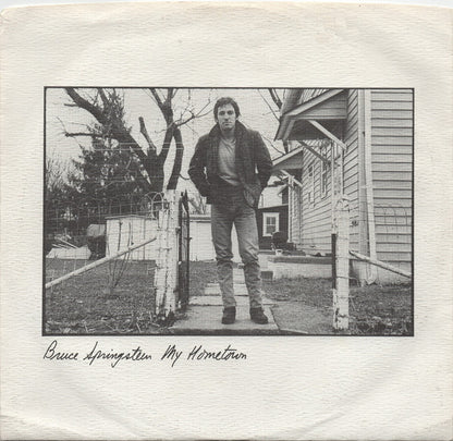 Bruce Springsteen : My Hometown (7", Single, Styrene, Pit)