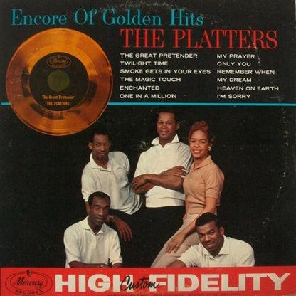 The Platters : Encore Of Golden Hits (LP, Comp, Mono, RE)