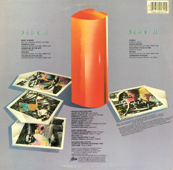 Buy Miami Sound Machine : Primitive Love (LP, Album, Car) Online
