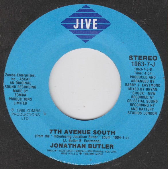 Jonathan Butler : Holding On (7")