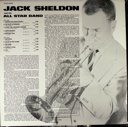 Jack Sheldon And His Exciting All-Star Big-Band : Jack Sheldon And His  All Star Big-Band (LP, Album, RE)
