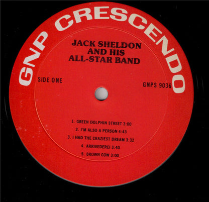 Jack Sheldon And His Exciting All-Star Big-Band : Jack Sheldon And His  All Star Big-Band (LP, Album, RE)