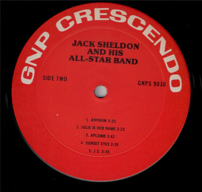 Jack Sheldon And His Exciting All-Star Big-Band : Jack Sheldon And His  All Star Big-Band (LP, Album, RE)