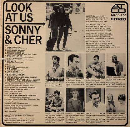Sonny & Cher : Look At Us (LP, Album)