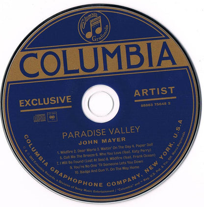 John Mayer : Paradise Valley (CD, Album)