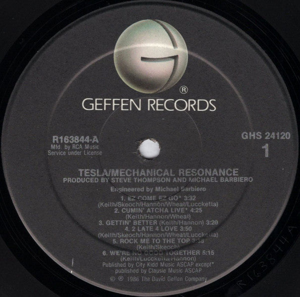 Tesla : Mechanical Resonance (LP, Album, Club)