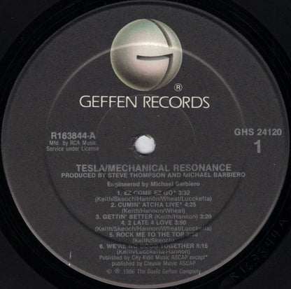Tesla : Mechanical Resonance (LP, Album, Club)