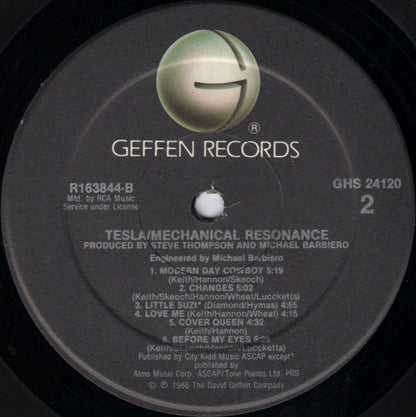 Tesla : Mechanical Resonance (LP, Album, Club)