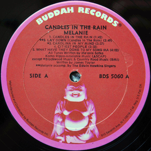 Melanie (2) : Candles In The Rain (LP, Album, RP)