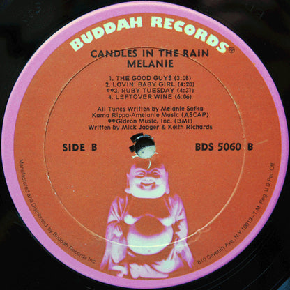 Melanie (2) : Candles In The Rain (LP, Album, RP)