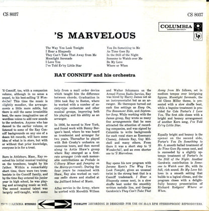 Ray Conniff & His Orchestra : 'S Marvelous (LP, Album)