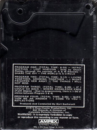 Burt Bacharach : Lost Horizon (Original Soundtrack) (8-Trk, Album)