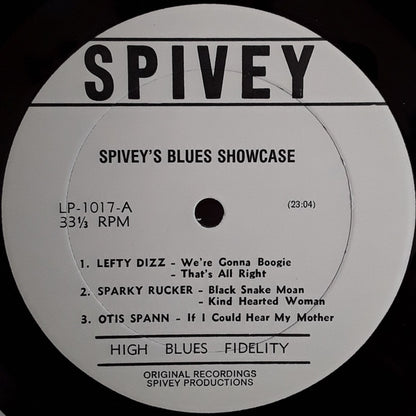 Various : Spivey's Blues Showcase (LP, Album)
