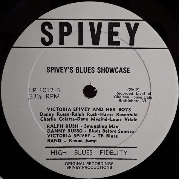 Various : Spivey's Blues Showcase (LP, Album)