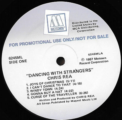 Chris Rea : Dancing With Strangers (LP, Album, Promo)