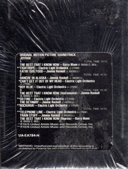 Various : Joyride (Original Motion Picture Sound Track) (8-Trk, Album)