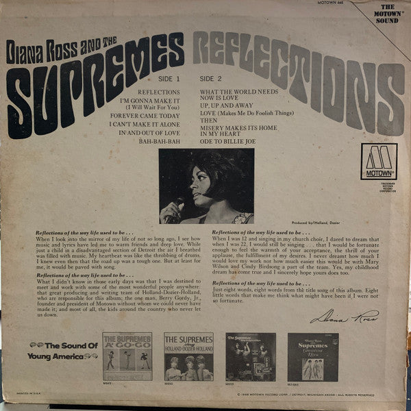 The Supremes : Reflections (LP, Album)