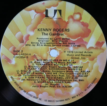 Kenny Rogers : The Gambler (LP, Album, Club)
