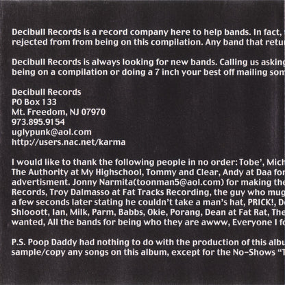 Various : New Jersey In A Nutshell (CD, Comp)