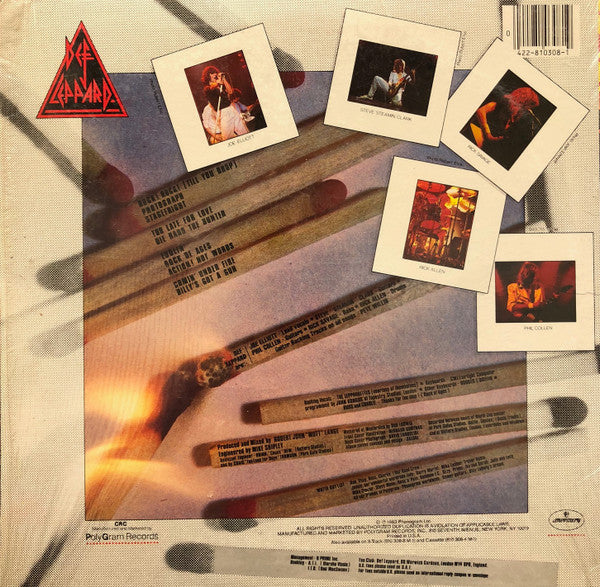 Def Leppard : Pyromania (LP, Album, Club, 56)