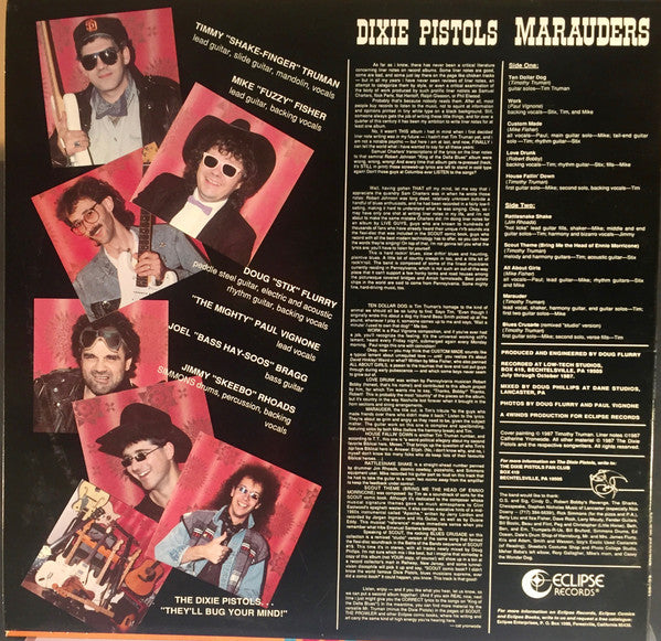 Timothy Truman And The Dixie Pistols : Marauders (LP)