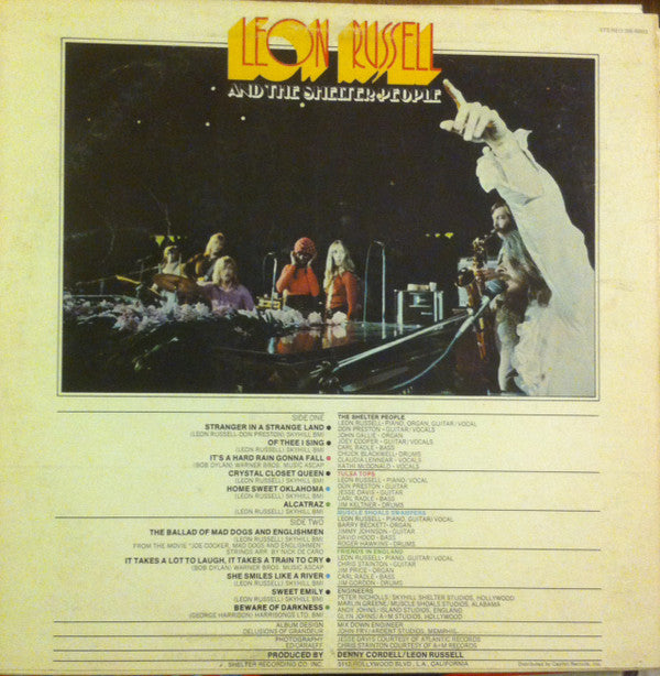 Leon Russell : Leon Russell And The Shelter People (LP, Album, Win)